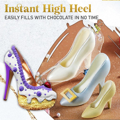 3D High Heel Cake Decor Mold