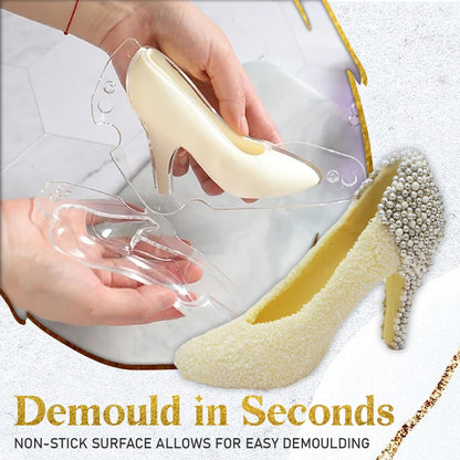 3D High Heel Cake Decor Mold