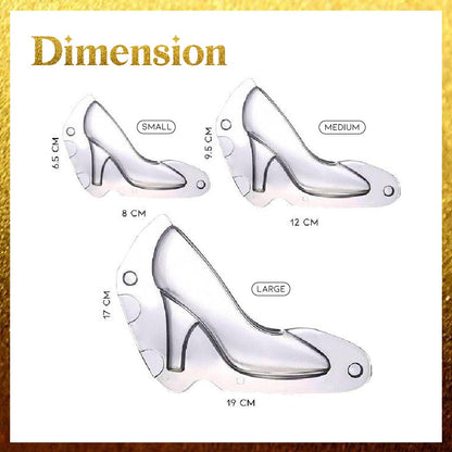 3D High Heel Cake Decor Mold